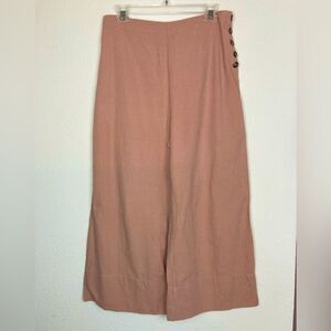 Good Luck Gem pastel sailor pants w/ elastic waist, side buttons, pockets